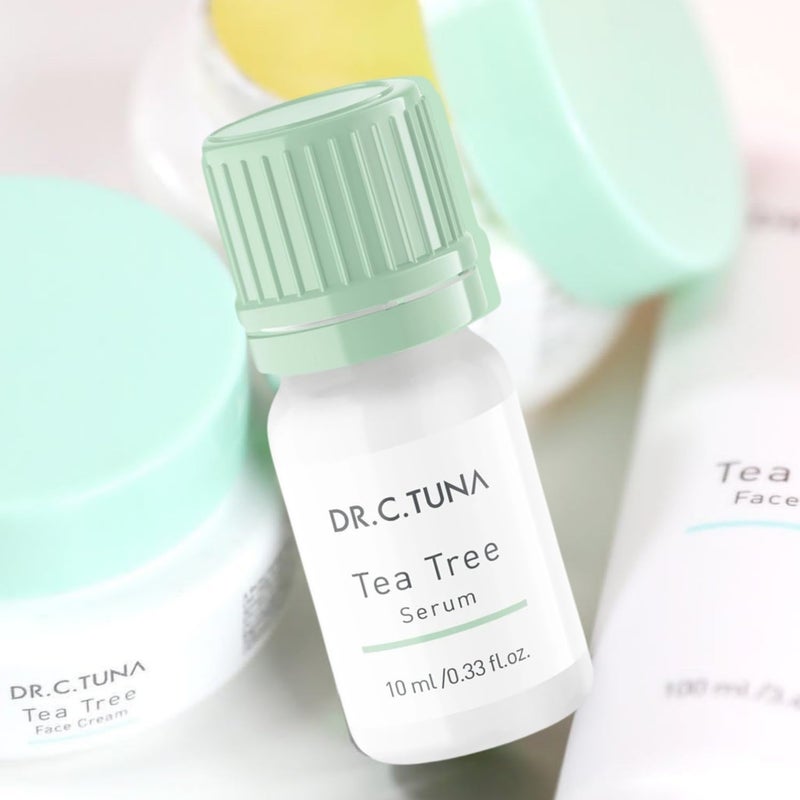 FARMASi Dr. C. Tuna Tea Tree Serum, Purifying Facial Serum for Blemish-Prone Skin, Helps Balance & Clarify Complexion, Tea Tree Oil with Thyme & Rosemary Extracts, 0.33 fl oz - Image 4